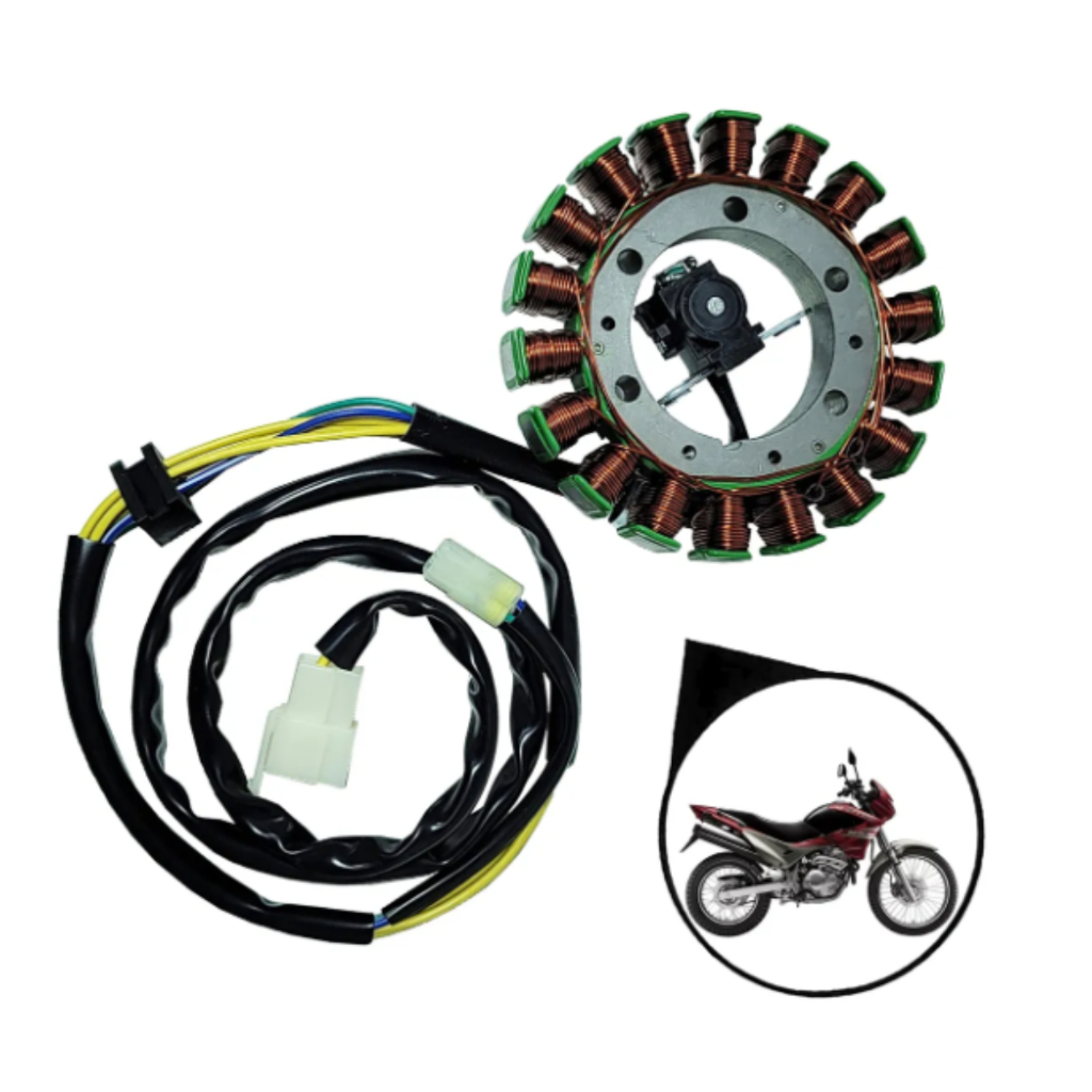 ESTATOR COMPLETO NX 400 FALCON 400 ANO 2000 2001 2002 2003 2004 2005 2006 2007 2008
