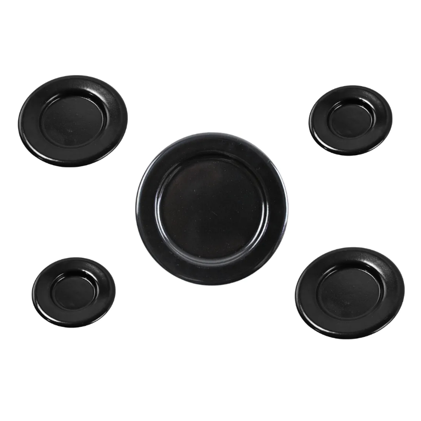 Kit Espalhadores Tampas Chama Para Mueller Fratello/ Realce/ Itatiaia/ Dako/ Mabe 4 e 5 Bocas em Oferta na Shopee