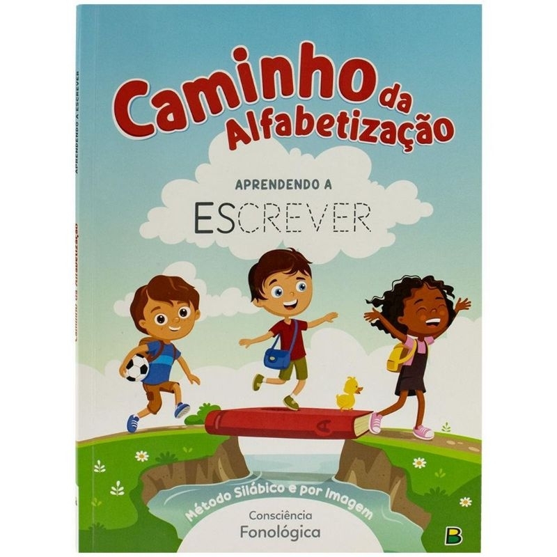 Cartilha de letra de forma: Caminho da Alfabetização:Aprendendo a Escrever coordenação motora ativid