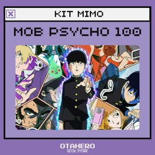 Kit mimo anime Mob Psycho 100 - a partir de 10 peças - Mob Psycho 100 personalizado em Oferta na Shopee