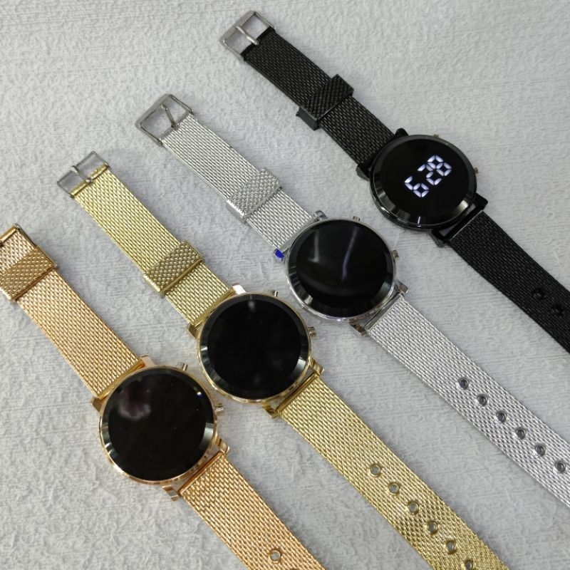 relógio led digital redondo em Oferta na Shopee