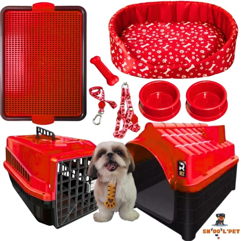 Kit Cachorro Completo N2 Cama Pet MP Comedouro Cachorro Pequeno em Oferta na Shopee
