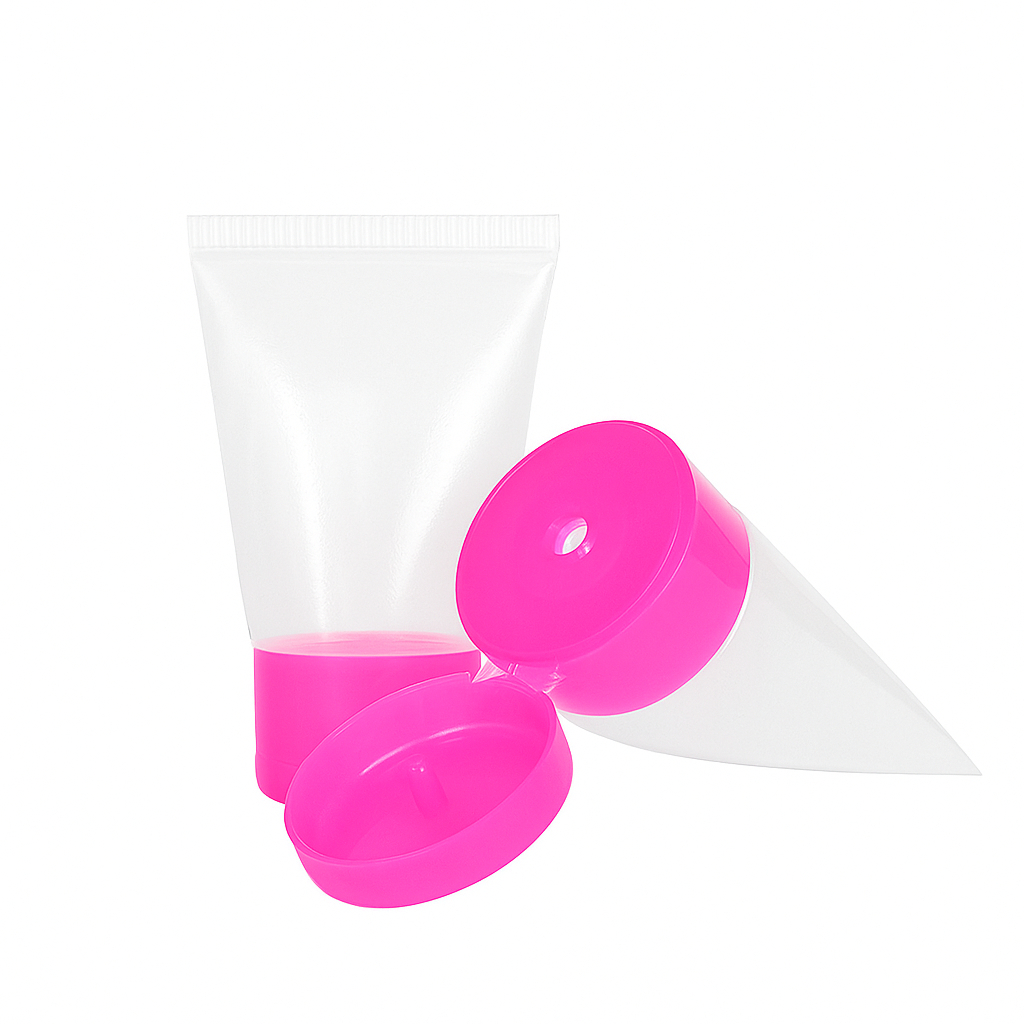 Kit 50 Bisnagas 30 ml- c/ tampa flip top -Lembrancinha pote frasco para cremes shampoo alcool em gel em Oferta na Shopee