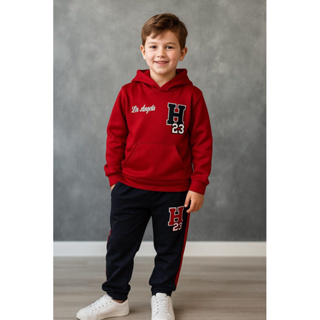 Conjunto De Inverno Moletom Menino em Oferta na Shopee