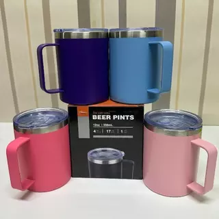 Caneca Térmica Quente ou Frio com Alça 350ML Com Tampa