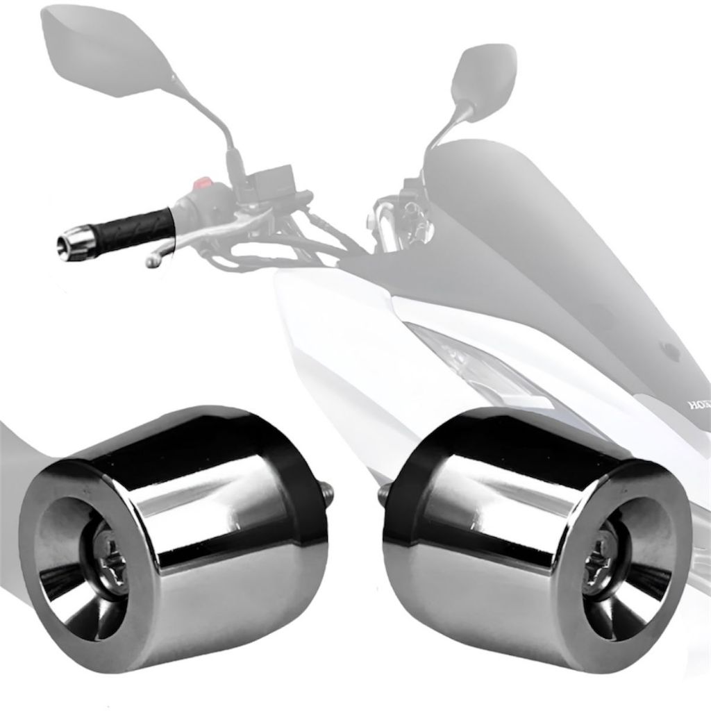 Par Peso De Guidão PCX 150 2019 2020 2021 Universal Banho Cromado