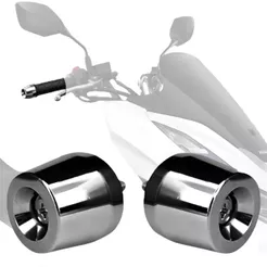 Par Peso De Guidão PCX 150 2019 2020 2021 Universal Banho Cromado