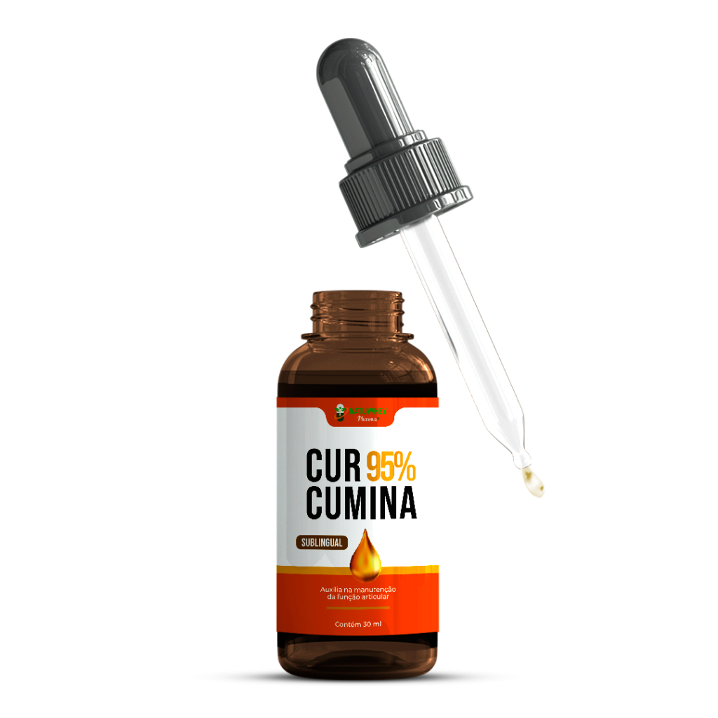 Curcumina95% 1 Pote Turmeric Curcumin Óelo De Açafrão Gotas