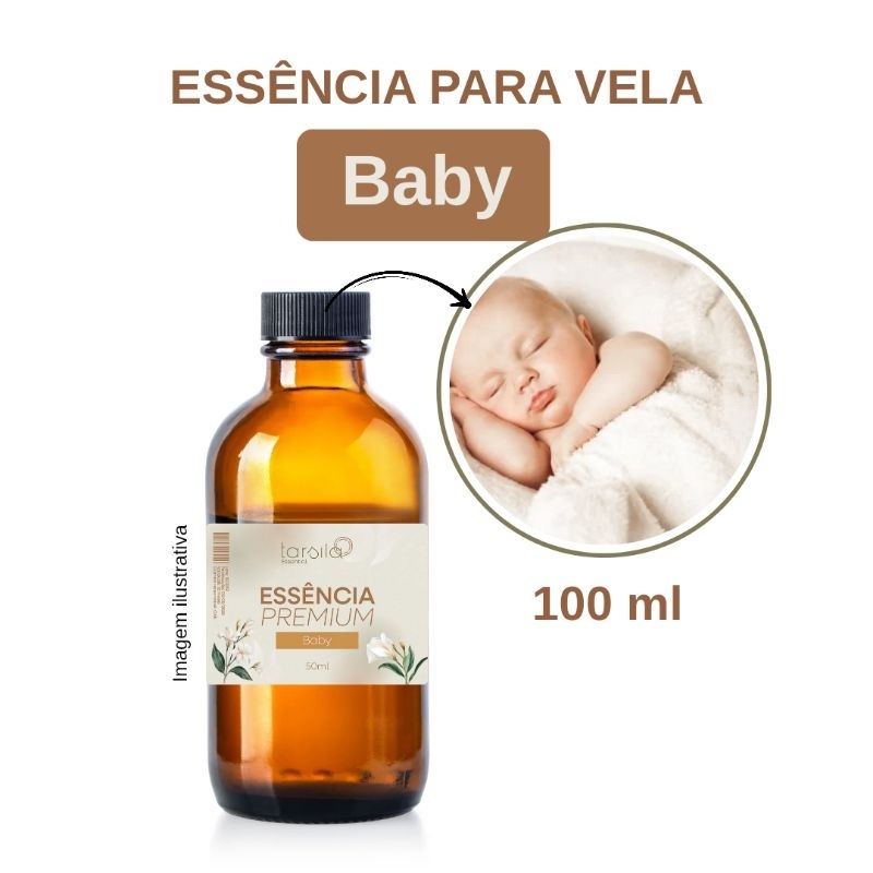 Essência Premium Lipossolúvel – Aroma Baby | Cheirinho de bebê - Frasco com  100ml em Oferta na Shopee