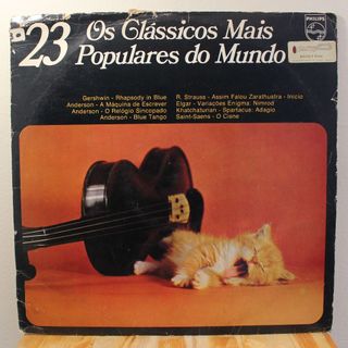 Vários  - 23 - Os Clássicos Mais Populares do Mundo (1976) - LP COLETÂNEA - MÚSICA CLÁSSICA - DISCO DE VINIL