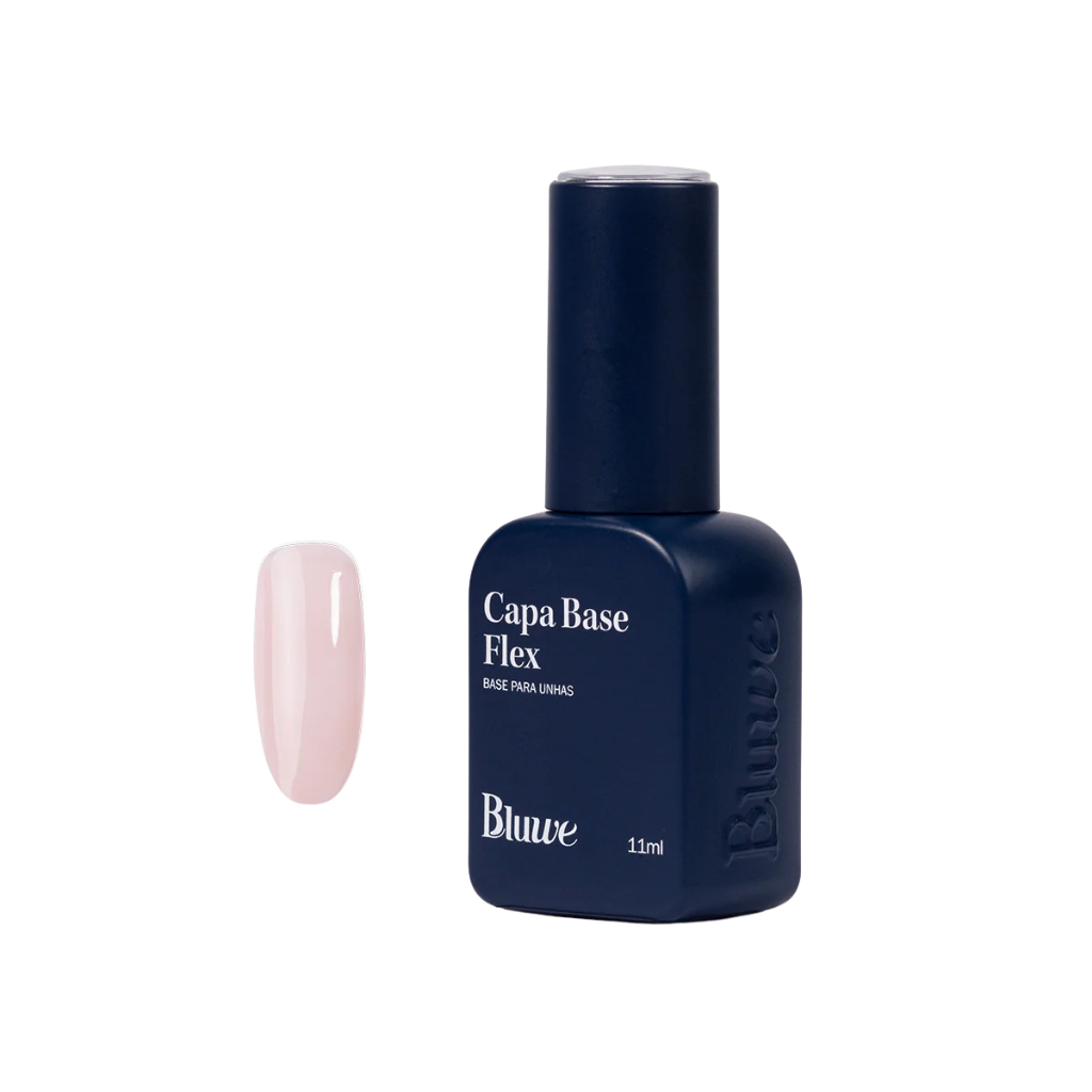 Gel Capa Base Flex 11ml Bluwe ( Natural Pink / Super Clear Translúcido ) em Oferta na Shopee