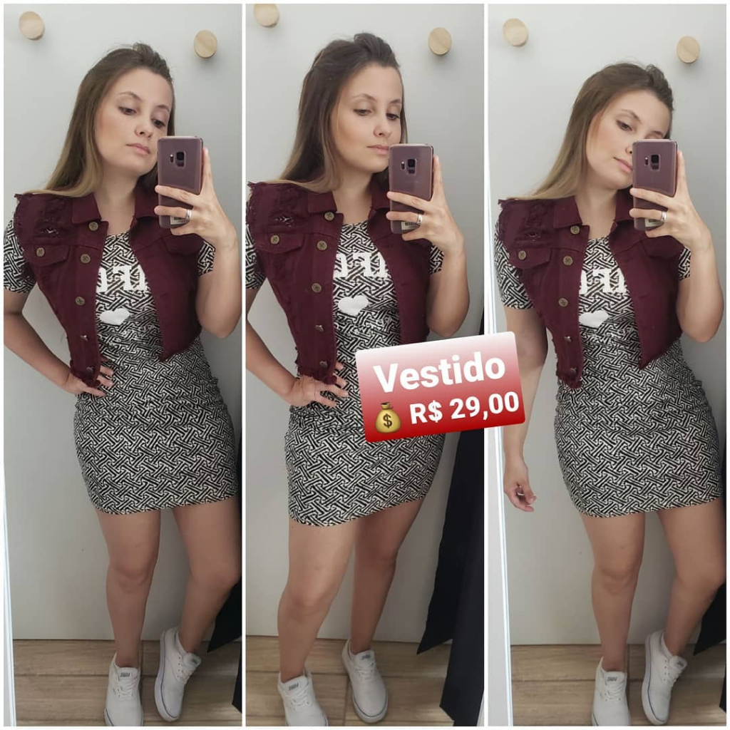 colete vinho jeans REVANCHE tam P seminovo