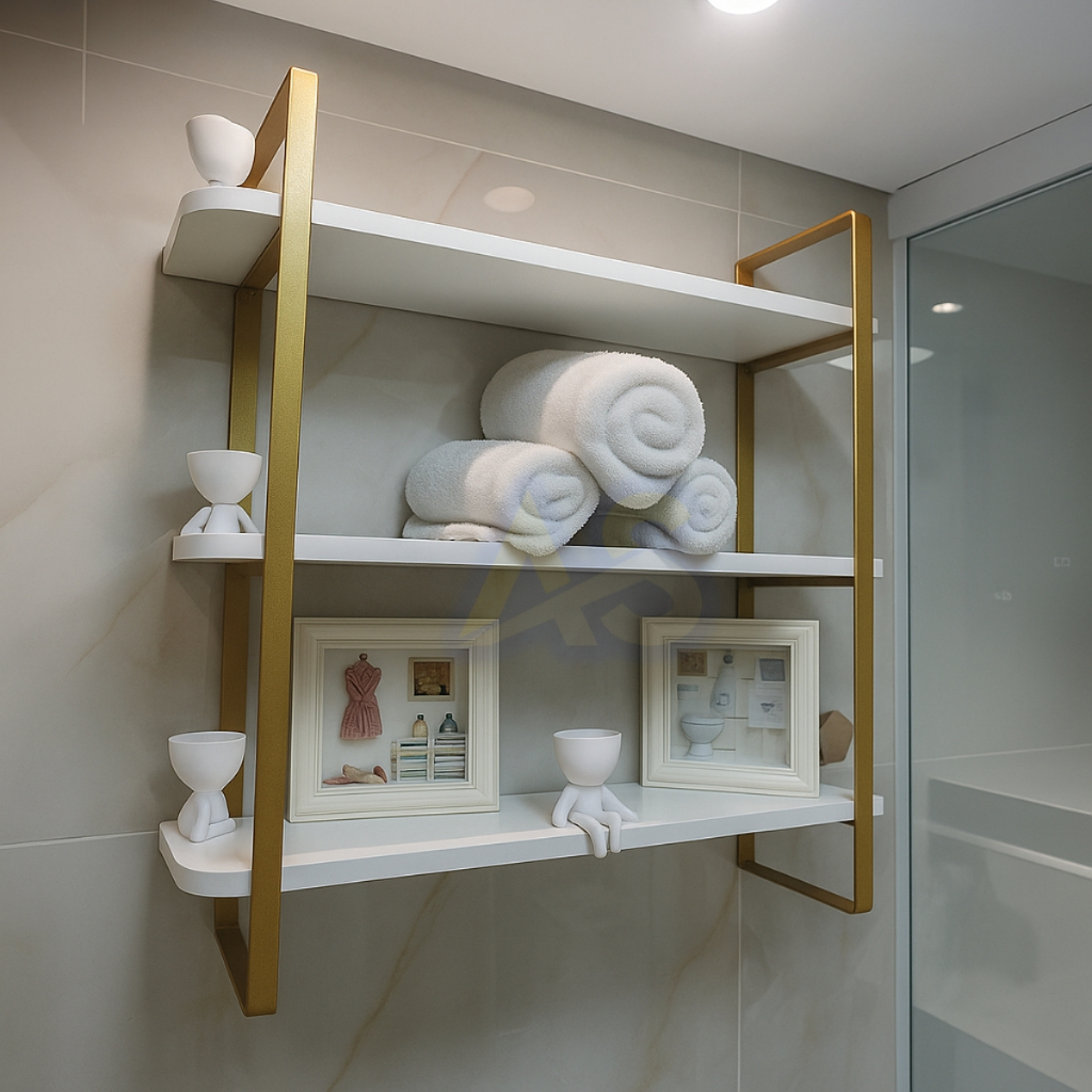 Prateleira Suspensa Parede Branca - Comprar com Melhor Preço em Decoração