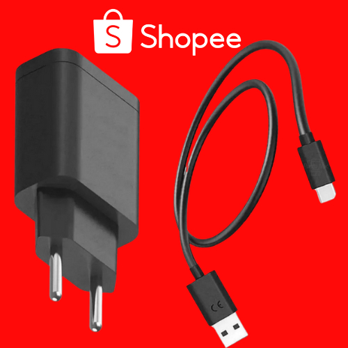 Carregador Celular Turbo Tipo C USB Compatível Para Motorola Moto G10 G9 G8 G7 G
