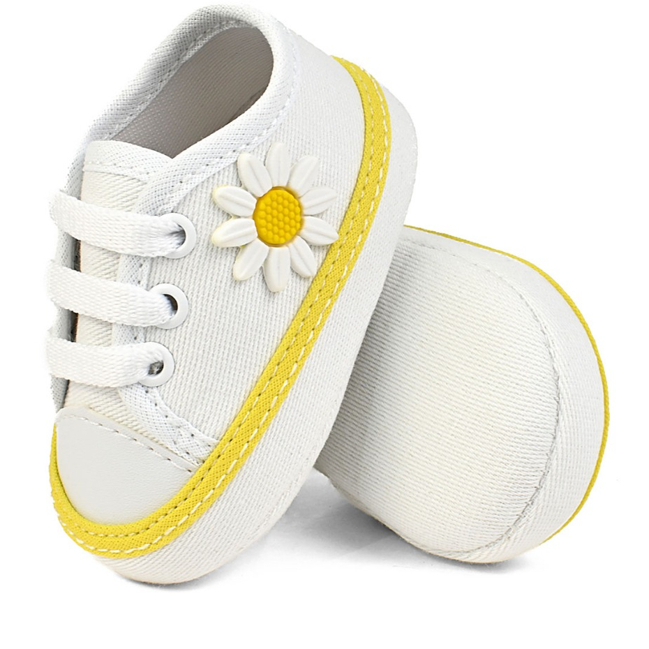 Tenis Bebe Menina Flor Sapatinho Girassol Infantil Conforto Antialergico Moda em Oferta na Shopee