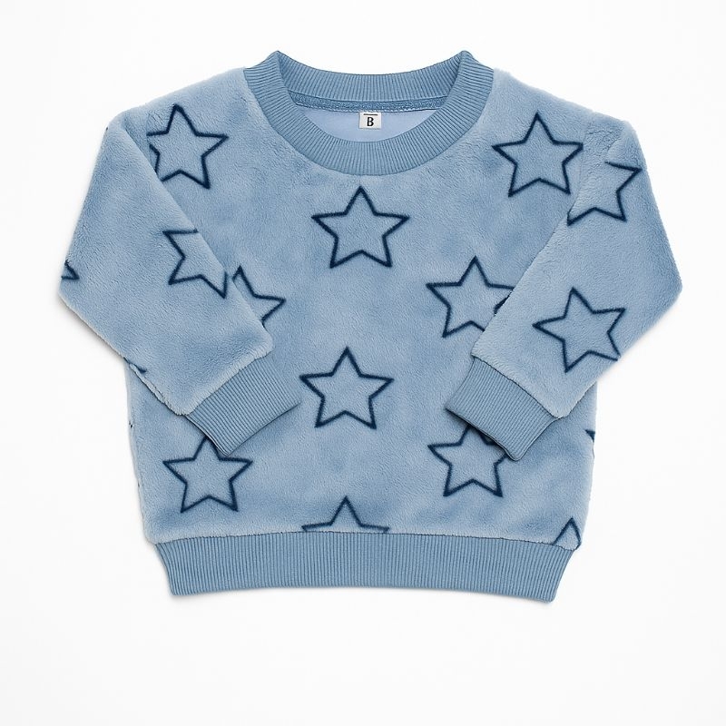 Blusa de Soft Fleece Infantil Quentinha Peluciada MENINO