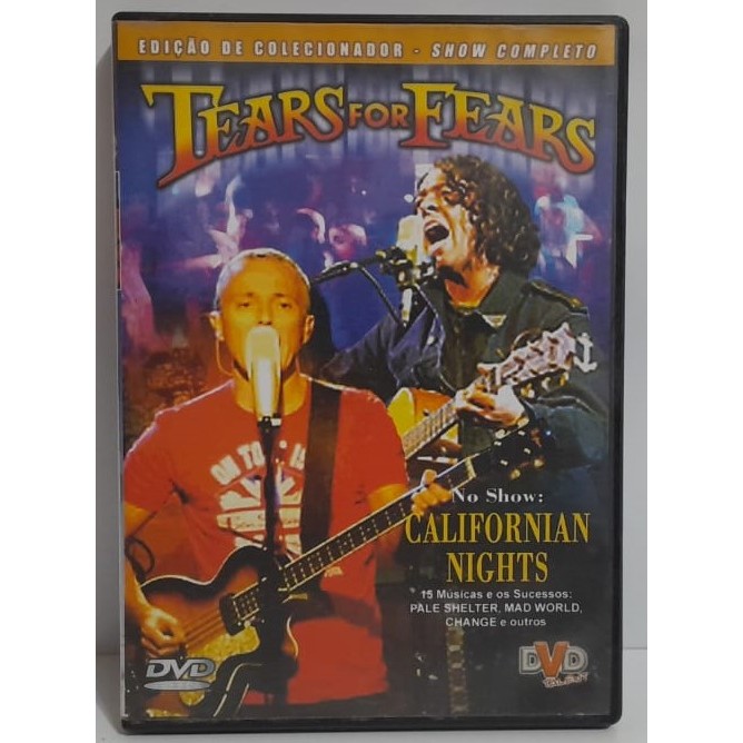 DVD Original Edição de Colecionador Tears For Fears - Californian Nights - 1992
