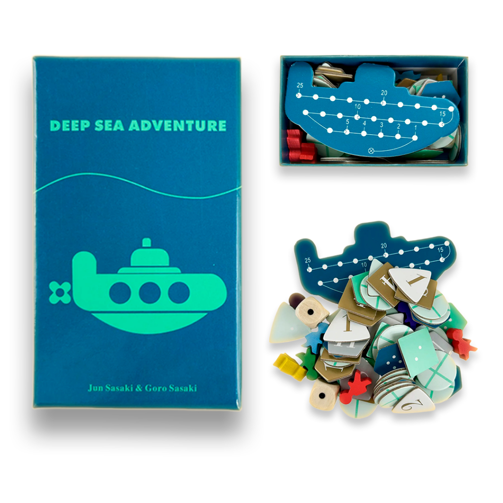 Deep Sea Adventure Jogo de Cartas Interativo Divertido Board Game Aventura no Mar Profundo Brinquedo