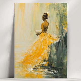 Quadro Decorativo Orixá Oxum - Pintura Contemporânea -  Umbanda e Candomblé em Oferta na Shopee