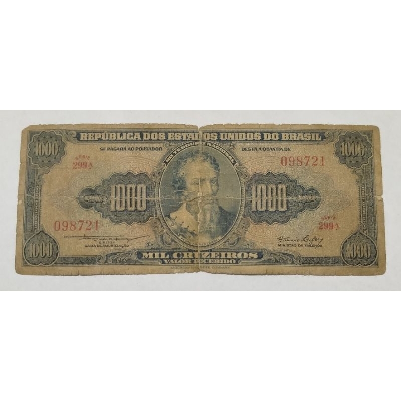 Cédula de 1000 cruzeiros Pedro Alvares Cabral C 049