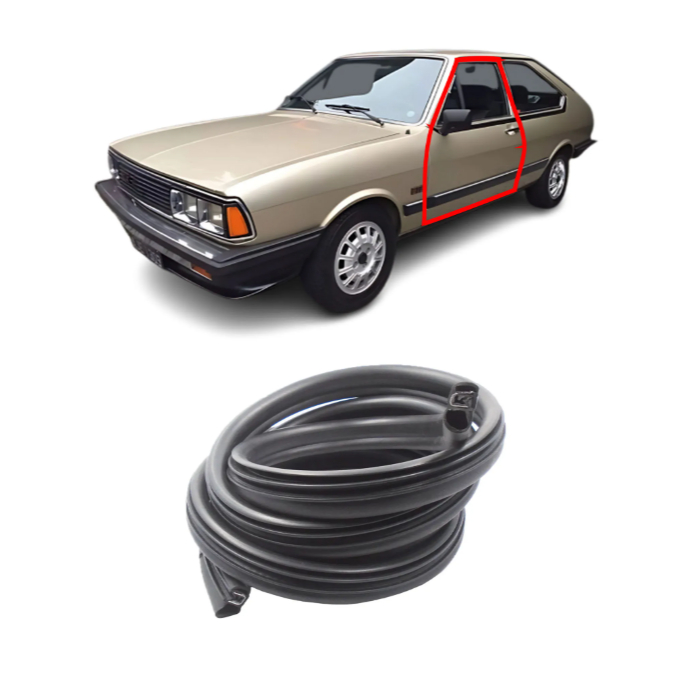 Borracha Guarnição Porta Direita ou Esquerda Volkswagen Passat 1974 a 1986