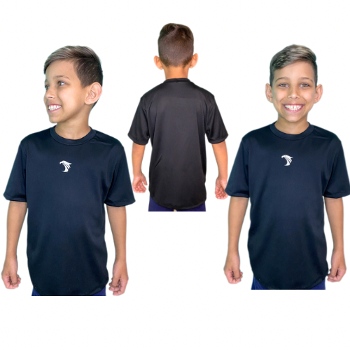 Camiseta Infantil Premium Dry Fit Cores lisas