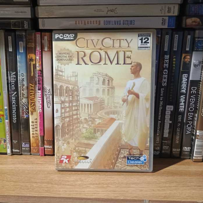 PC GAME DVD ROM - CIVCITY ROME - MANUAL DIGITAL EM PORTUGUÊS (DUPLO/RARO)