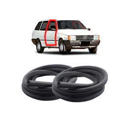 Borracha Porta Guarnição Fiat Elba 1984 Até 1996
