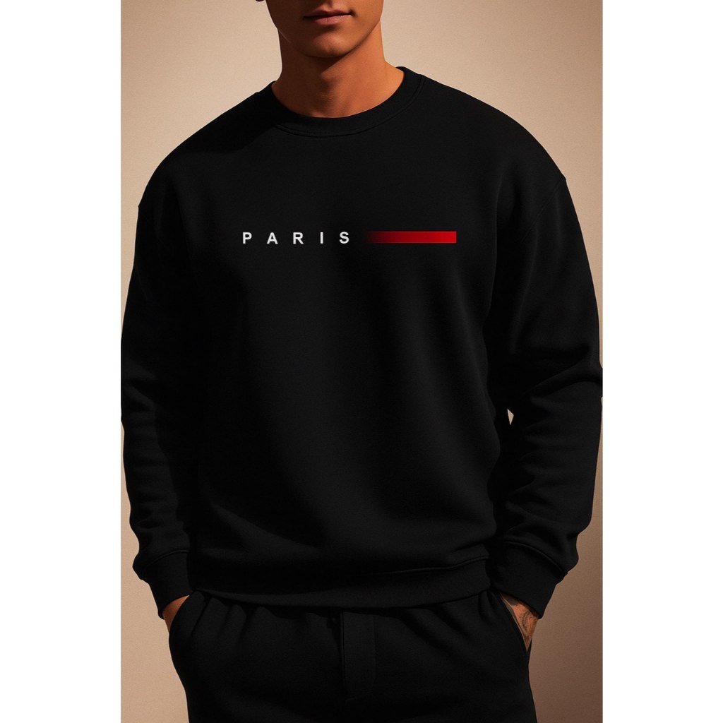 Moletom Masculino Feminino Paris Tecido Grosso Flanelado