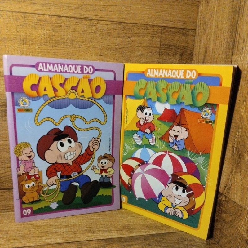 Almanaque Cascão - 2 Gibis - Edição 09 - 10  ano 2022 - Turma da Mônica - Usado