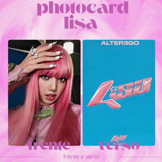 photocard fanmade blackpink lisa alterego rockstars lalisa frente e verso/apenas frente em Oferta na Shopee