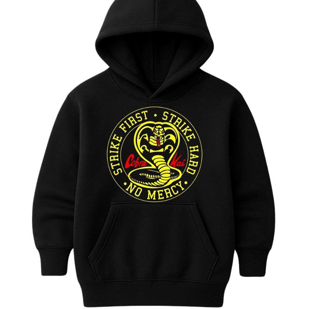 Moletom Canguru Seriado Cobra Kai Blusa De Frio Karate Kid Filme Casaco Agasalho Premium Infantil Unissex Menino Menina