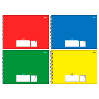 CADERNO CARTOGRAFIA MEIA PAUTA ESPIRAL CAPA DURA 80 FOLHAS STIFF JANDAIA em Oferta na Shopee