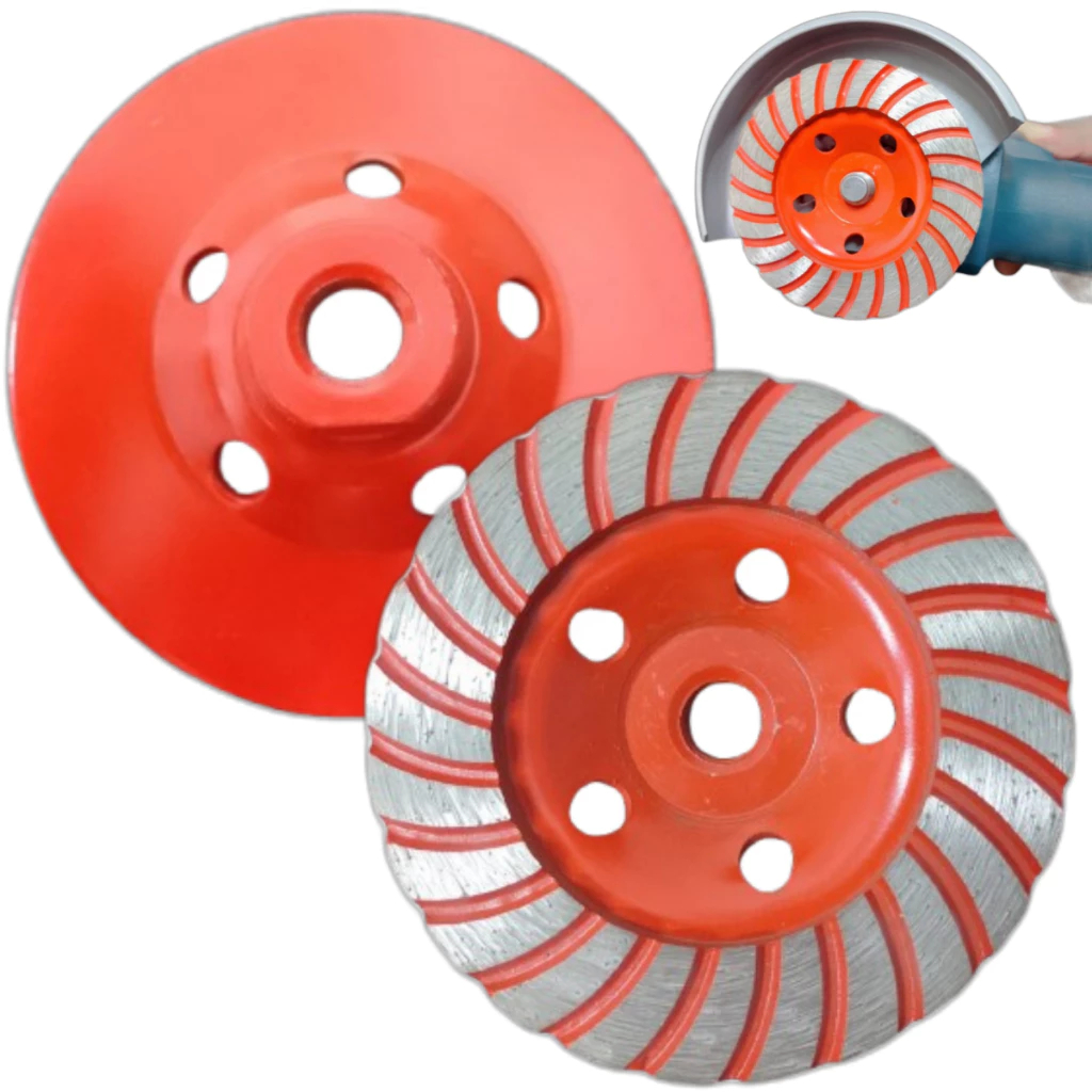 Disco Desbaste Diamantado Turbo Concreto Mármore Rebolo 100mm