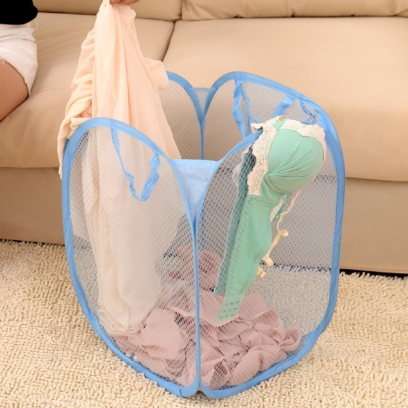 Cesto De Roupa Caixa Dobrável Para Armazenagem E Organização De Vestuário Brinquedos