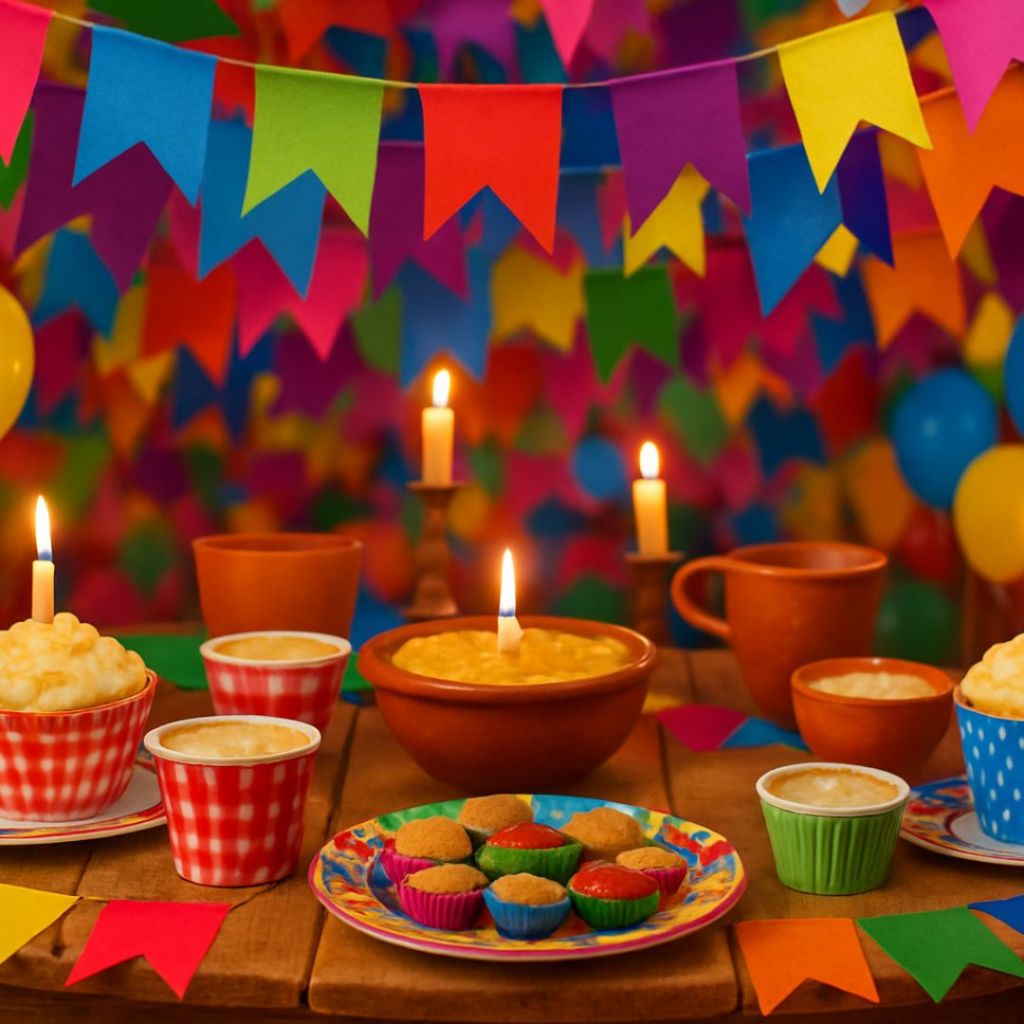 Kit Bandeirinhas Festa Junina Decoração São João Bandeirola Colorida OFF em Oferta na Shopee