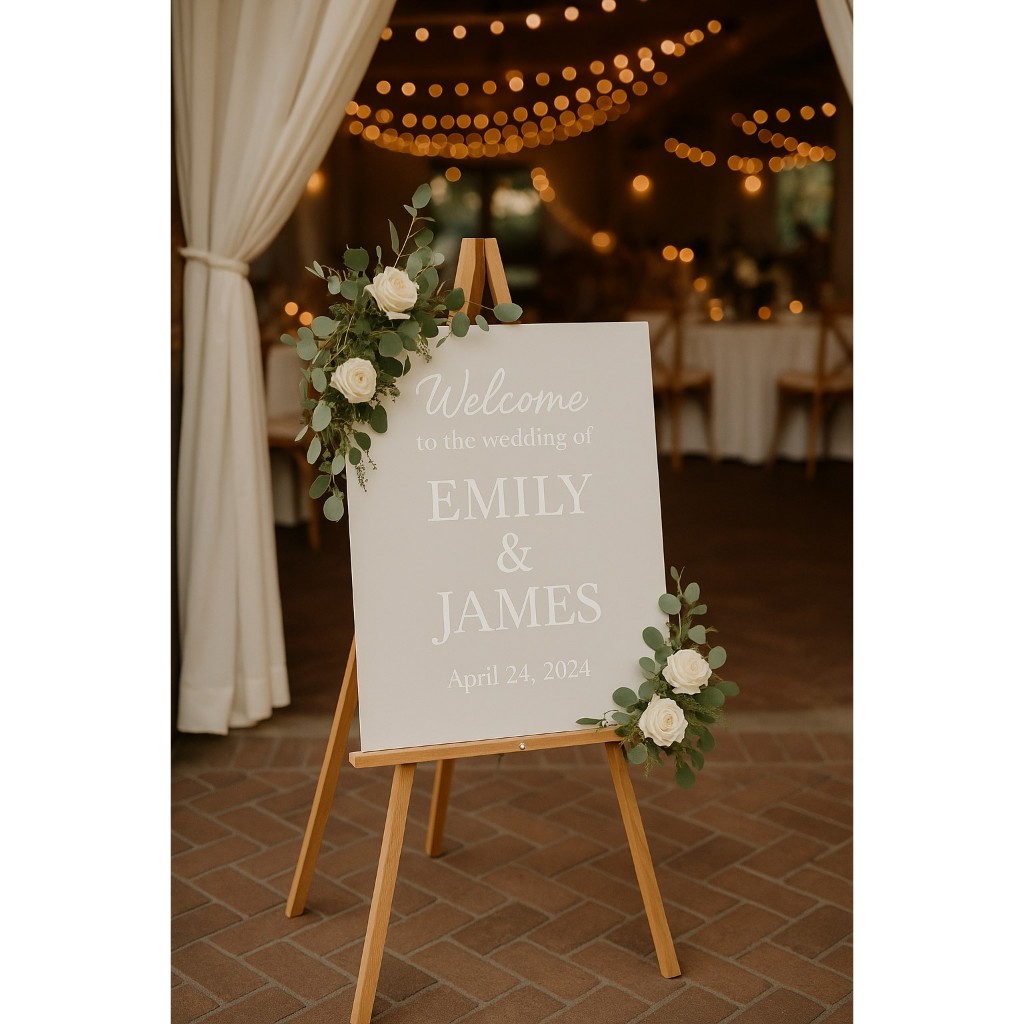 Cavalete 1,20m Para Placa de Recepção Casamento Aniversário Chá Revelação Eventos Festas em Oferta na Shopee