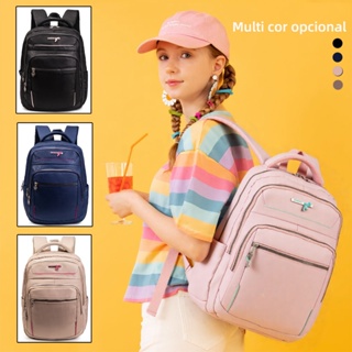 mochila feminina a prova d água bolsa feminina  Náilon  mochila em Oferta na Shopee