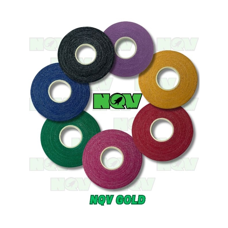 kit 9 tapes de 13.7m NQV Gold - Total de 123,3 metros de tapes de jiu-jitsu, judô, escalada e handebol