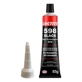 Cola Silicone Adesivo Junta Loctite Black 598 Preta 85g em Oferta na Shopee