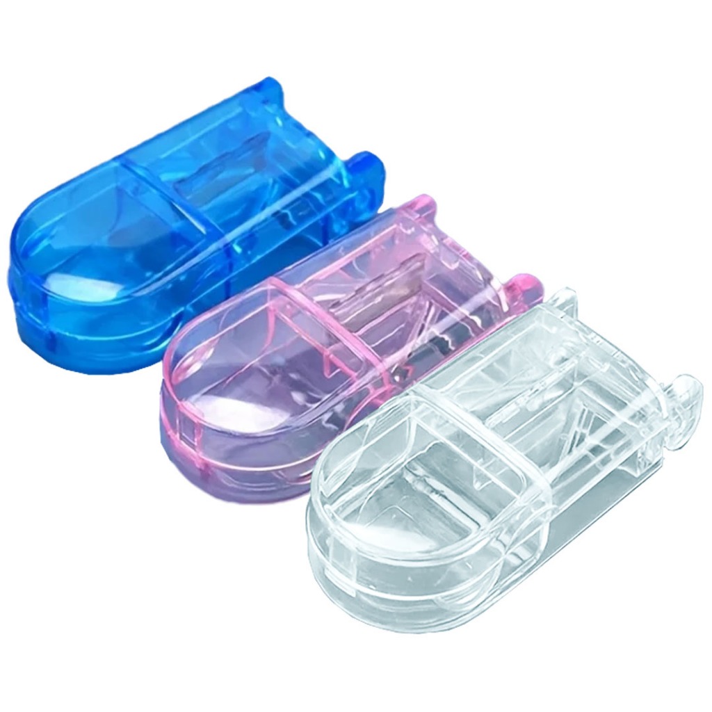 Cortador De Comprimidos Com Depósito Com Lamina Afiado em Oferta na Shopee