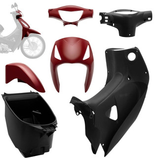 Kit Carenagem COMPLETO Interna Externa Biz 125 Ano 2006 Até 2008 Modelo Original  e Encaixe NFE