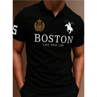Camisa Polo Boston em Oferta na Shopee