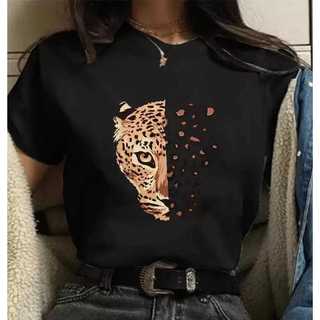 Blusa Feminina Algodão TShirt Camiseta 100% Algodão Premium Blusinha Otima qualidade Estampa Onça