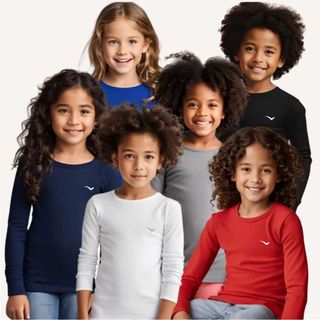 camisa térmica infantil proteção solar segunda pele envio em 24h promoção