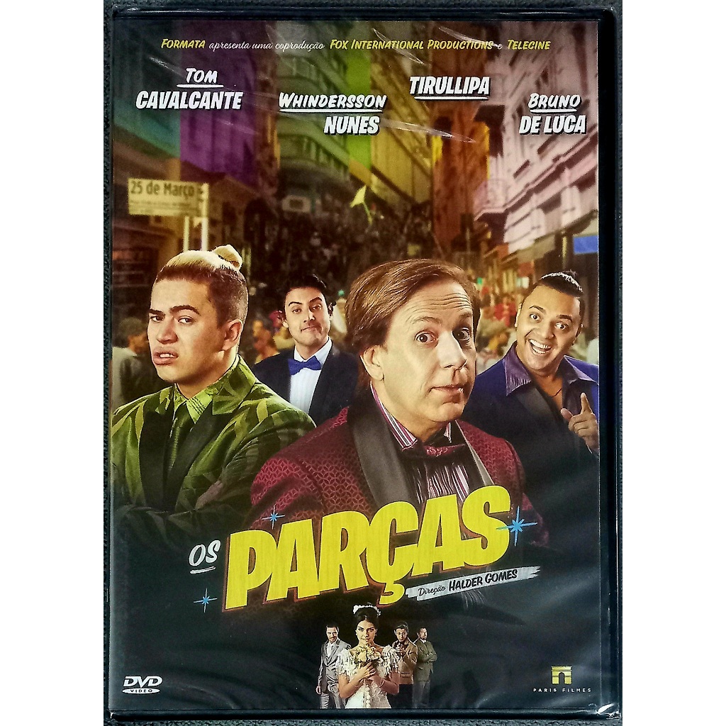 DVD Os Parças [LACRADO] - (Tom Cavalcante/Whindersson Nunes/Tirullipa/Bruno De Luca)