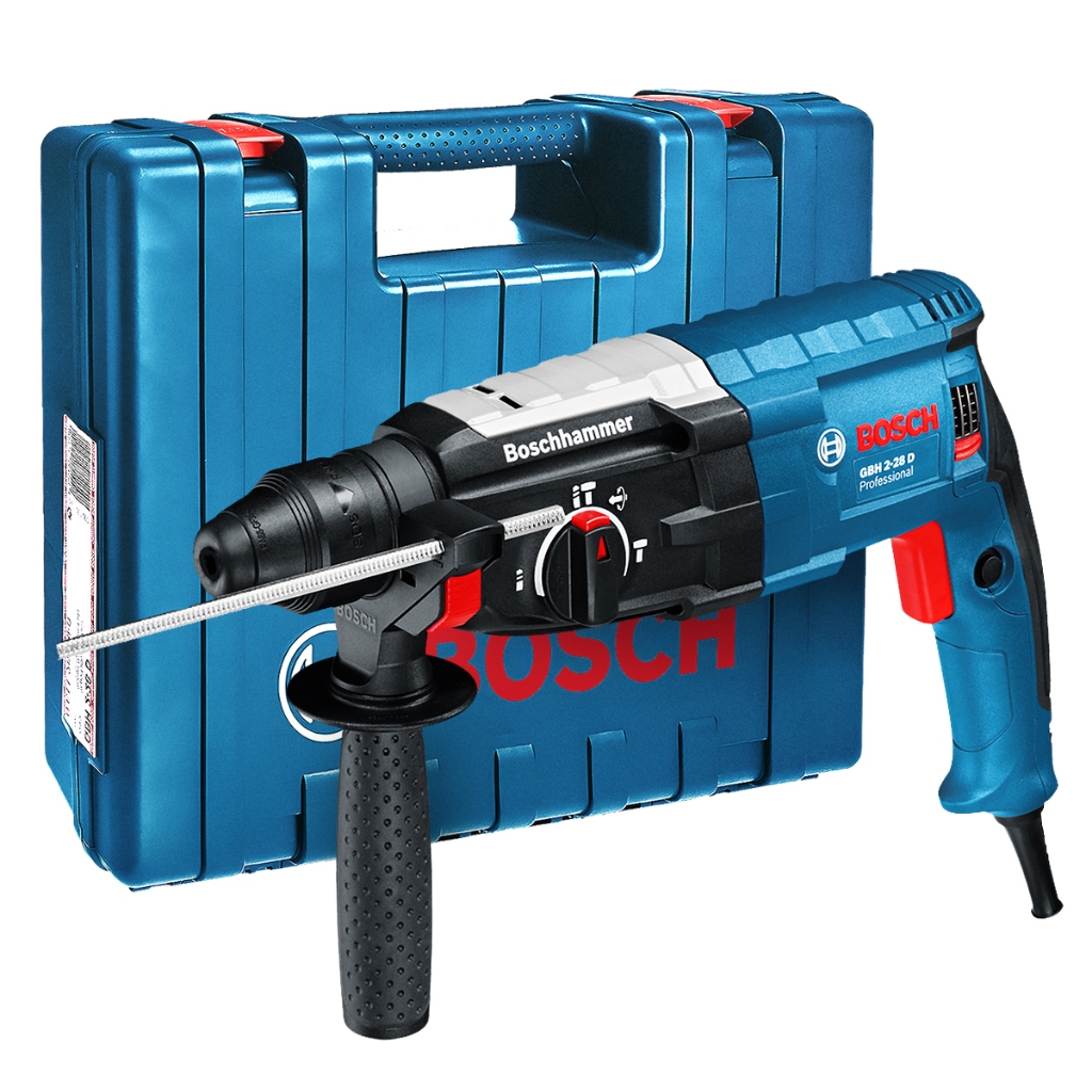 Martelete Perfurador GBH 2-28 D Bosch Rompedor 850W SDS-Plus Maleta em Oferta na Shopee