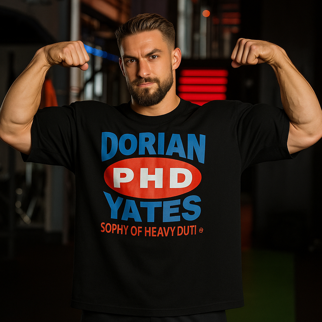 Camiseta Camisa OverSized Dorian yates Treino Academia Leve e Confortável