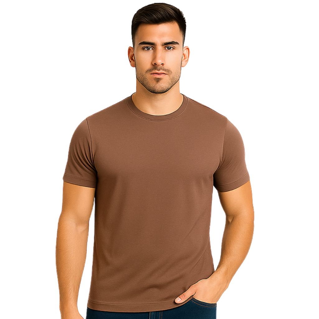 Camiseta Modal Masculino Tecnologia T-Shirt Premium - Golas V e Redondas (Enviadas Aleatória) em Oferta na Shopee