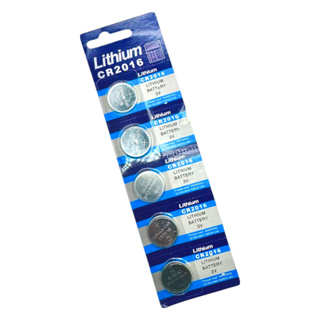 Pilha Tipo Moeda CR2016 3V Bateria Lithium Cartela C/ 5 Unidades P/ Relógio Controle Remoto em Oferta na Shopee
